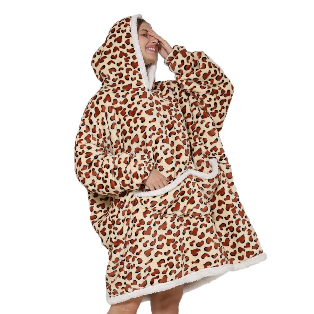 Lazy Hoodie Blanket Oversized  - Sherpa Hoodie Fleece avis et prix