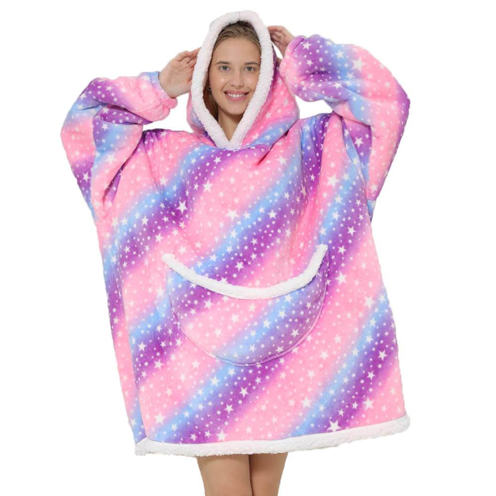 Lazy Hoodie Blanket Oversized  - Sherpa Hoodie Fleece avis et prix