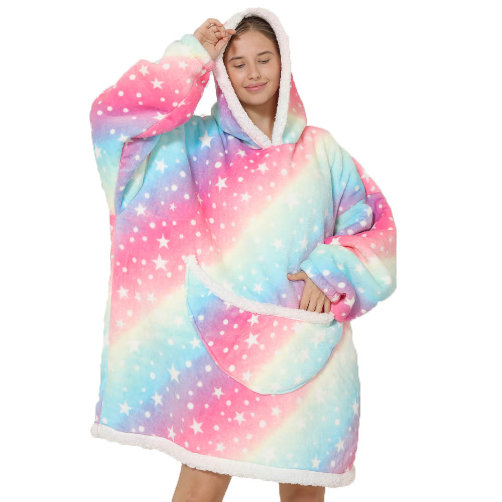 Lazy Hoodie Blanket Oversized  - Sherpa Hoodie Fleece avis et prix