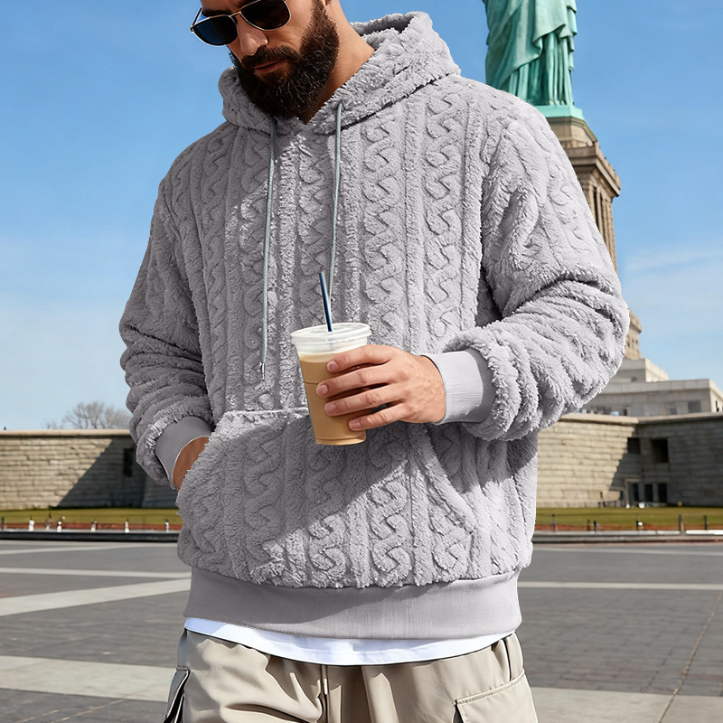 Men's Fleece Hoodie Winter War - Sherpa Hoodie Fleece avis et prix
