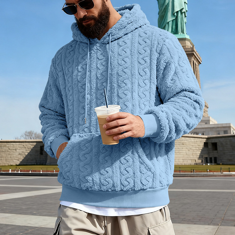 Men's Fleece Hoodie Winter War - Sherpa Hoodie Fleece avis et prix