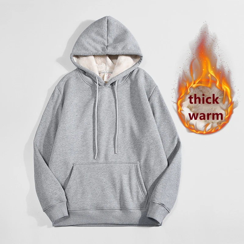 High Quality Gray Thicken Flee - Sherpa Hoodie Fleece avis et prix