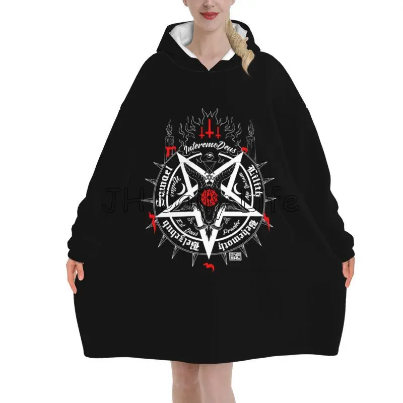 Black Satan Skull Dead Head My - Sherpa Hoodie Fleece avis et prix