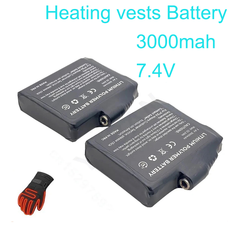 Gloves Battery 7.4V 3000mah Po - Heated Vest Battery avis et prix