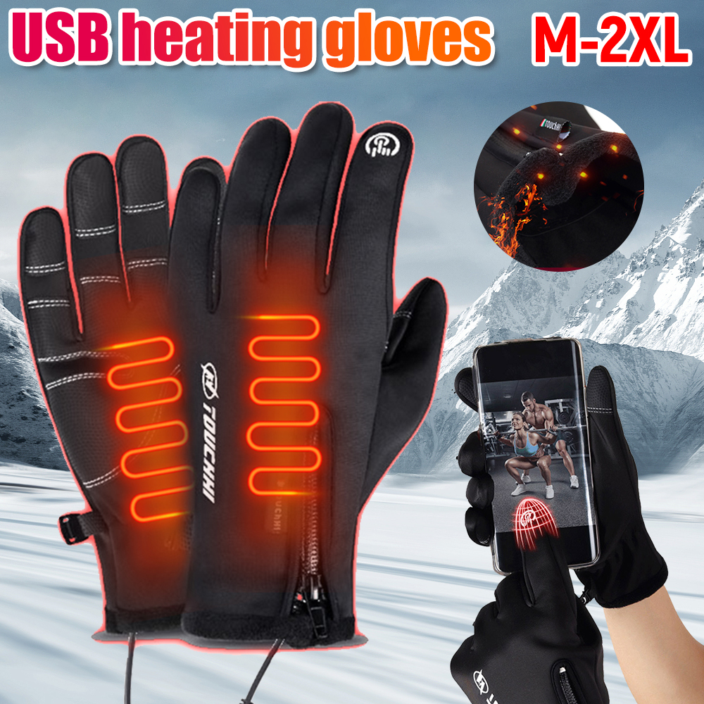 Winter Ski USB Heated Gloves T - Touch Screen Gloves avis et prix