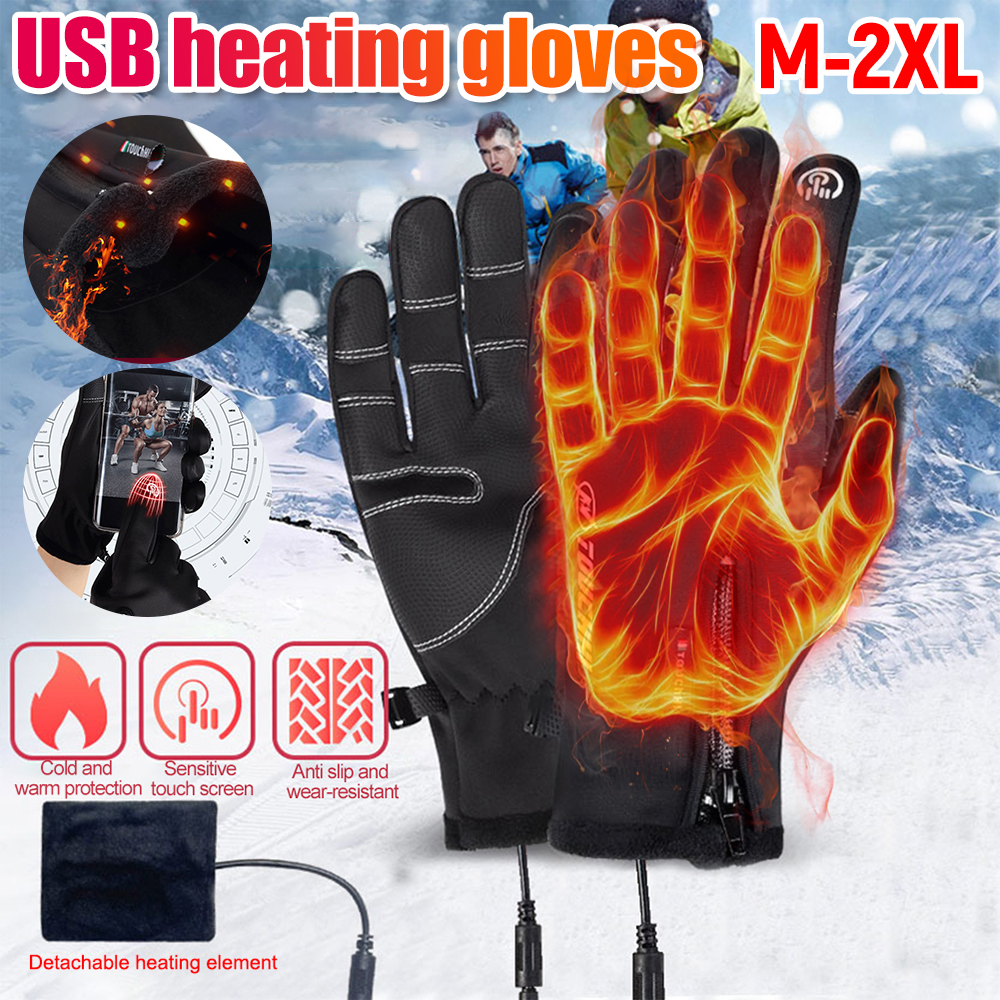 Winter Ski USB Heated Gloves T - Touch Screen Gloves avis et prix