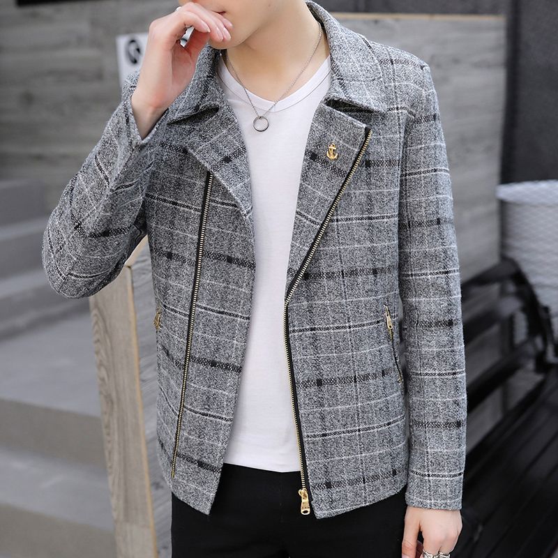 Men's Short Wool Blend Peacoat - Wool Coat Peacoat avis et prix