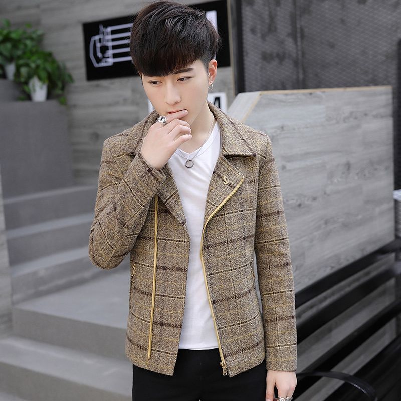 Men's Short Wool Blend Peacoat - Wool Coat Peacoat avis et prix