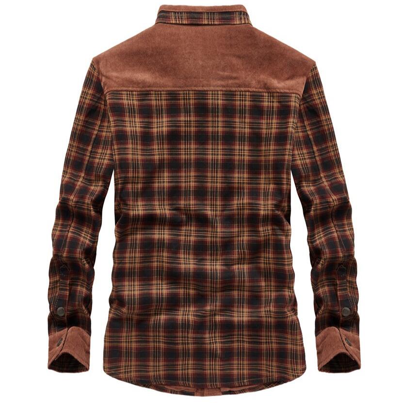Men's Jackets Winter Windproof - Flannel Shirt Lined avis et prix