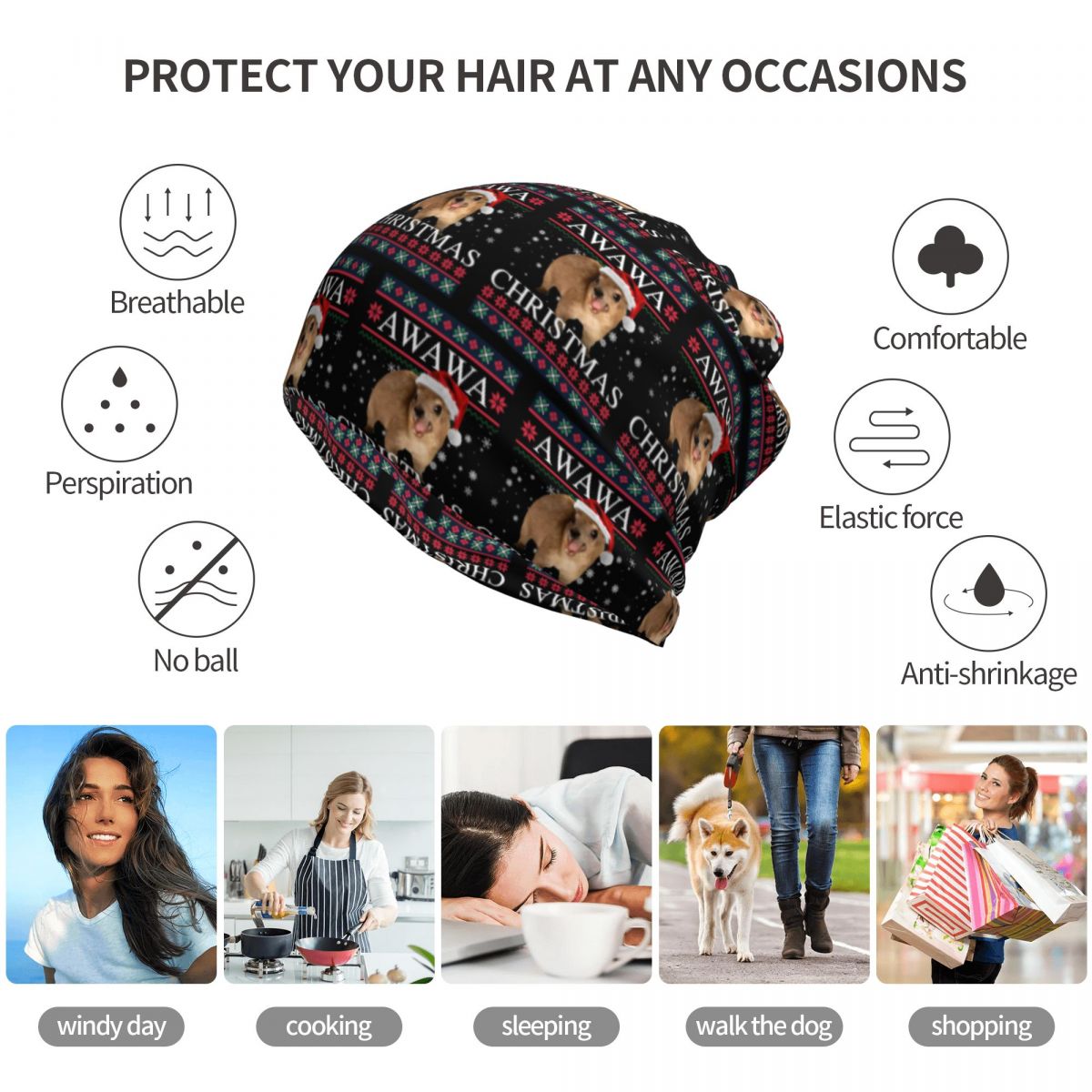 Rock Hyrax Merry Christmas Ugl - Knit Beanie Hat Warm avis et prix