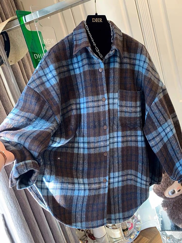 plus Size Women's Plaid Flanne - Flannel Shirt Lined avis et prix