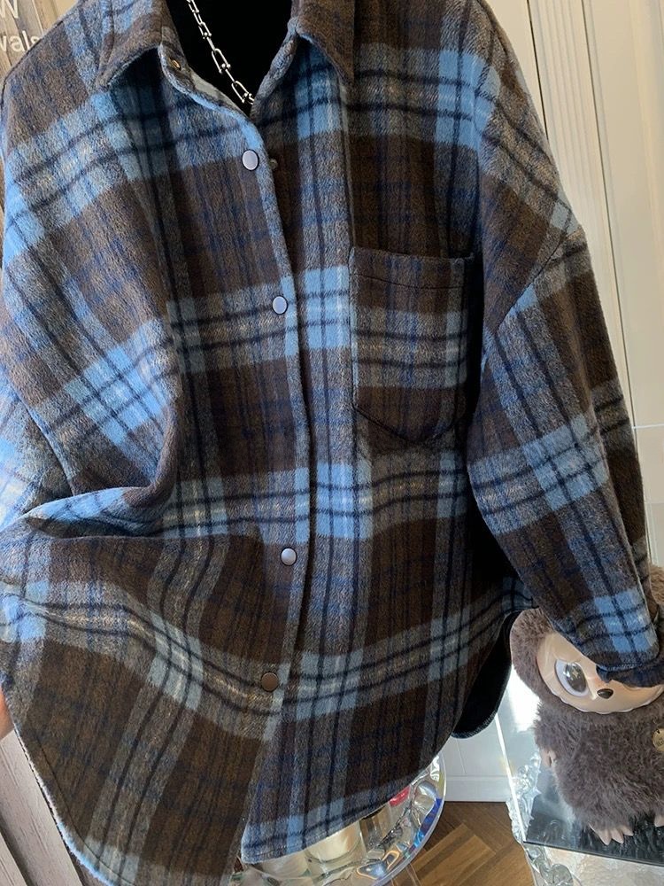 plus Size Women's Plaid Flanne - Flannel Shirt Lined avis et prix