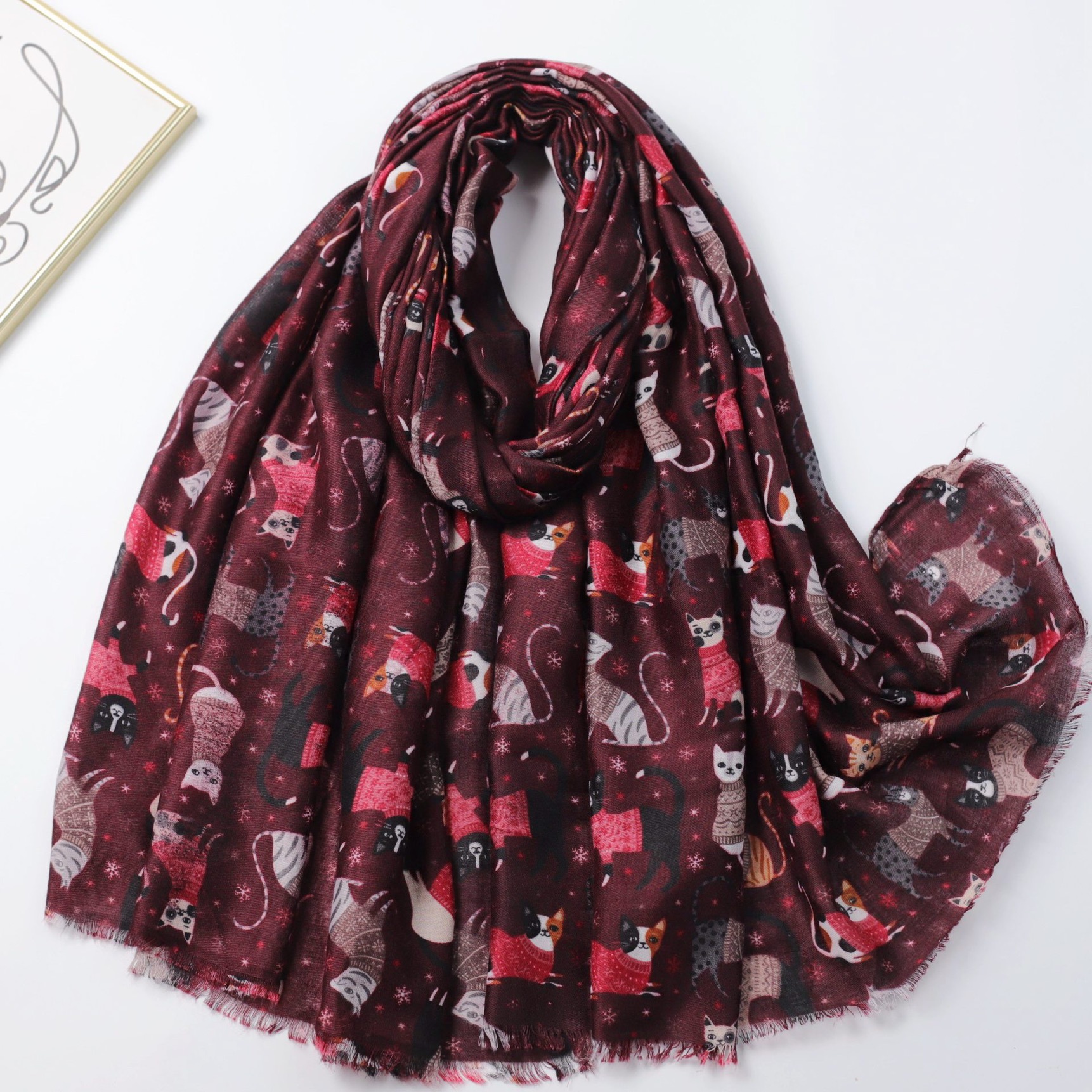 Women's Lovely Cartoon Playful - Shawl Wrap Winter avis et prix