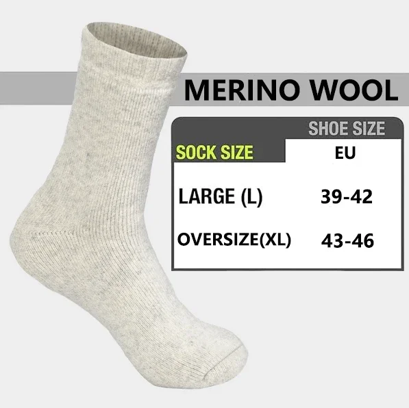 HOT  2026 3 Pairs Men Women Wo - Thermal Sock Wool avis et prix