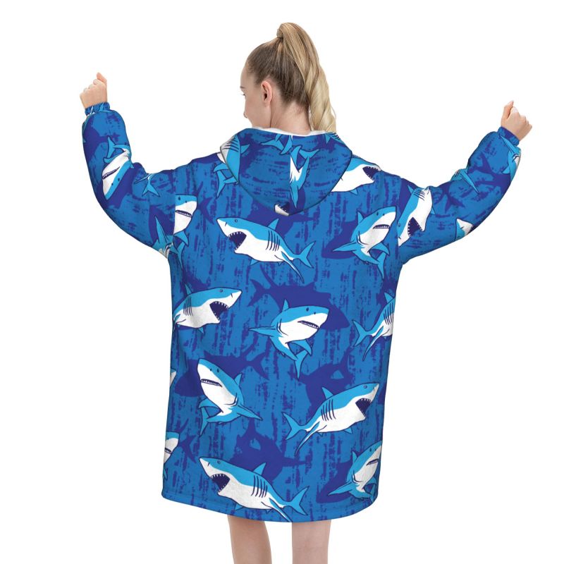 Wearable Blanket Hoodie Cartoo - Sherpa Hoodie Fleece avis et prix