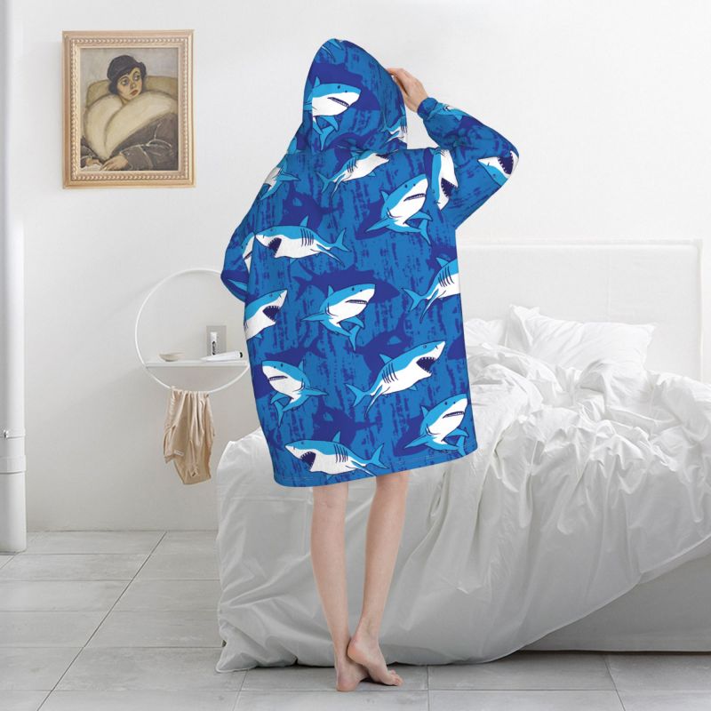 Wearable Blanket Hoodie Cartoo - Sherpa Hoodie Fleece avis et prix