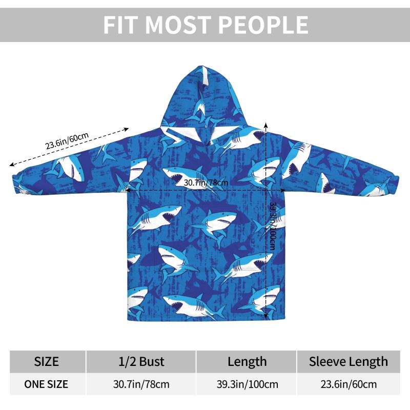 Wearable Blanket Hoodie Cartoo - Sherpa Hoodie Fleece avis et prix
