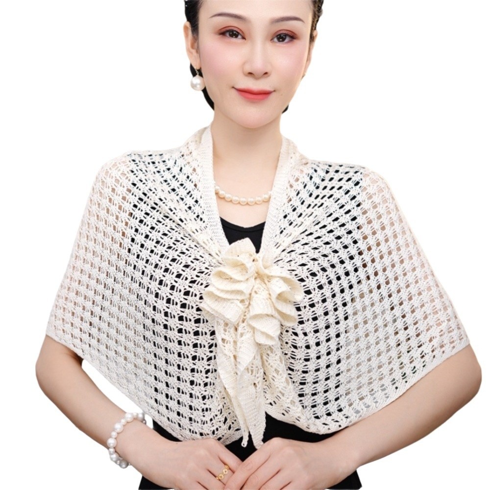 Sparkly Design Hollow Out Card - Shawl Wrap Winter avis et prix
