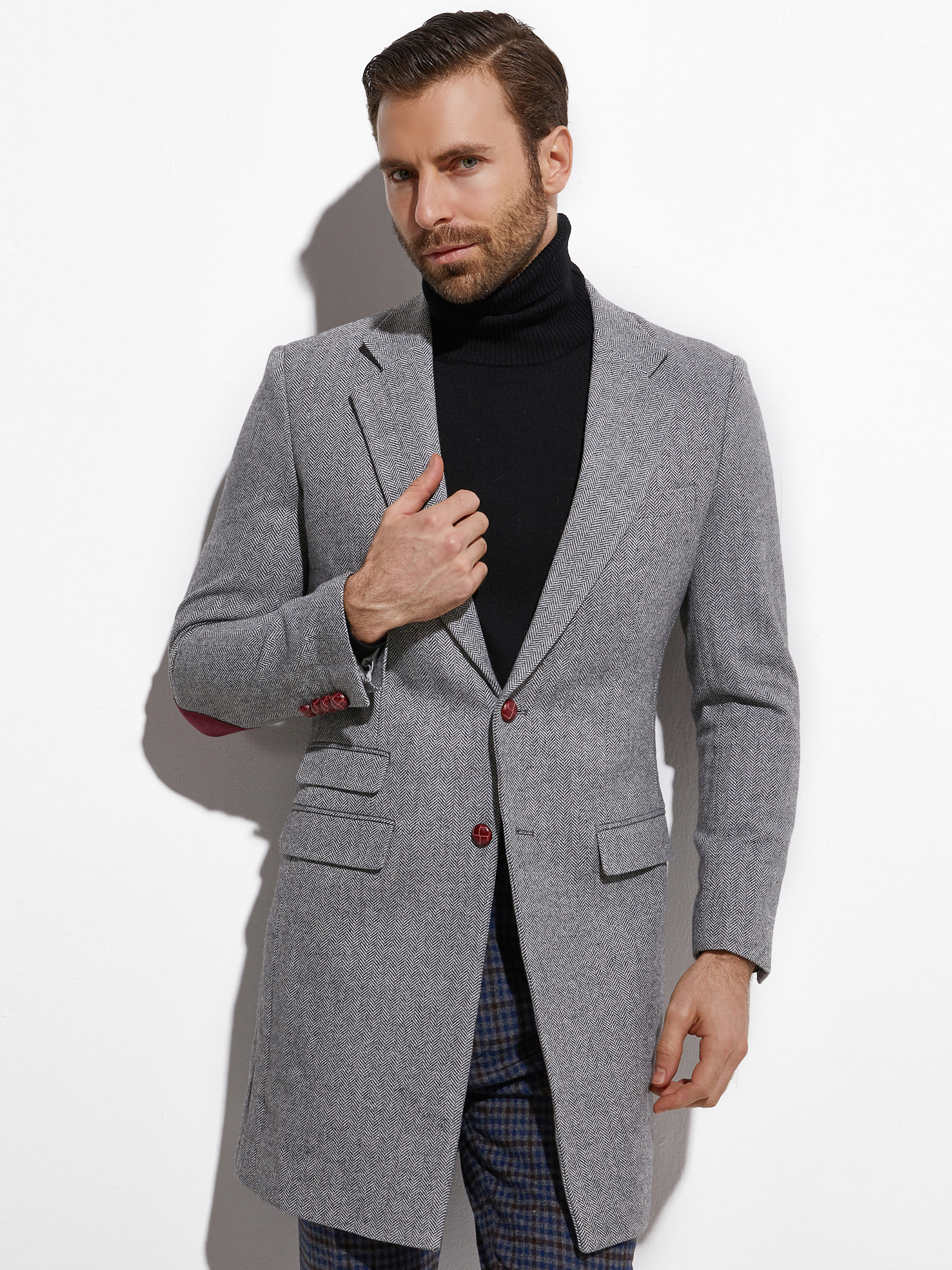2026 Medium Length Spring Autu - Wool Coat Peacoat avis et prix
