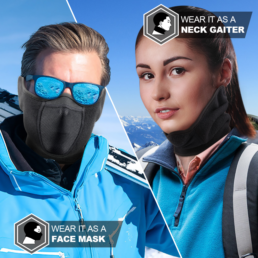 Winter Neck Warmer Ear Cover F - Fleece Ear Warmer Band avis et prix