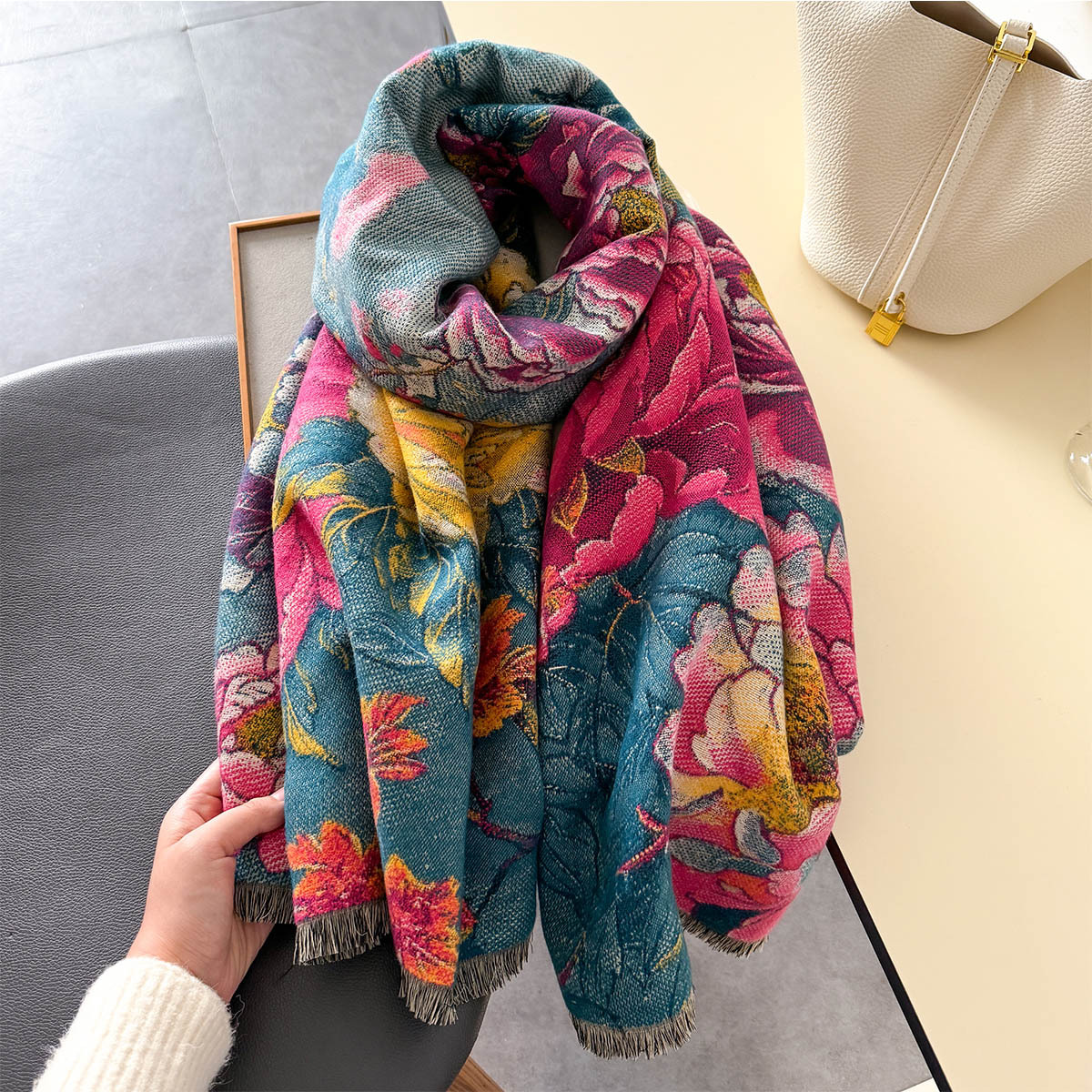 Warm Cashmere Scarf Women Shaw - Cashmere Pashmina Wrap avis et prix