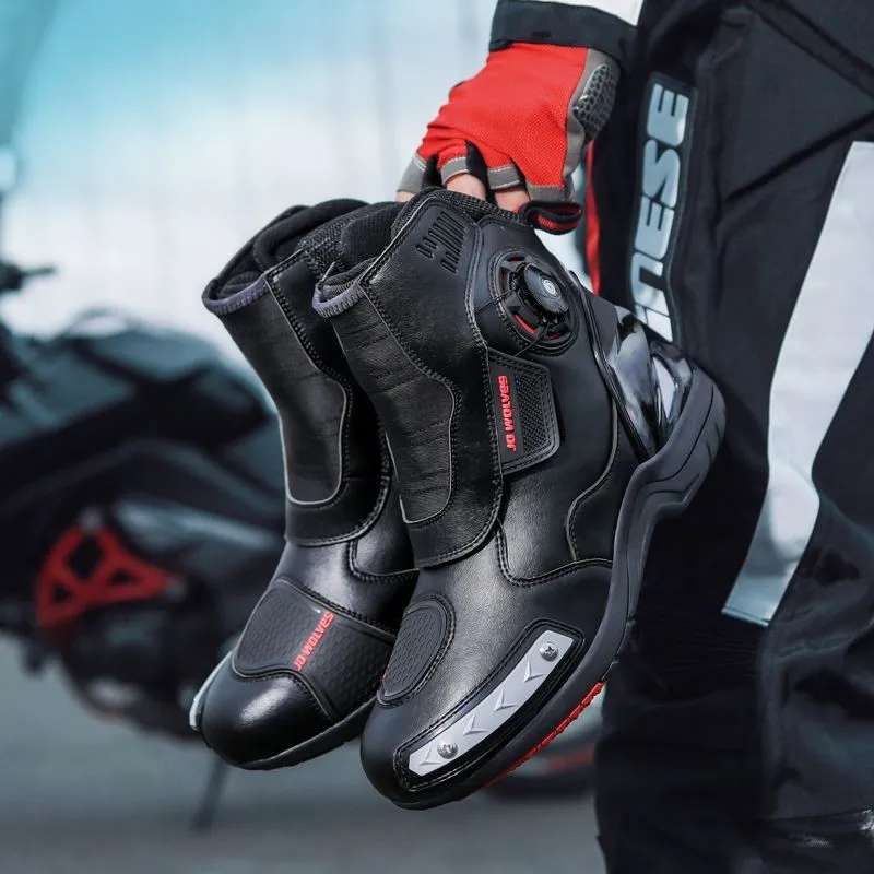 Men Motorcycle Boots Shoes Mic - Waterproof Winter Boot avis et prix