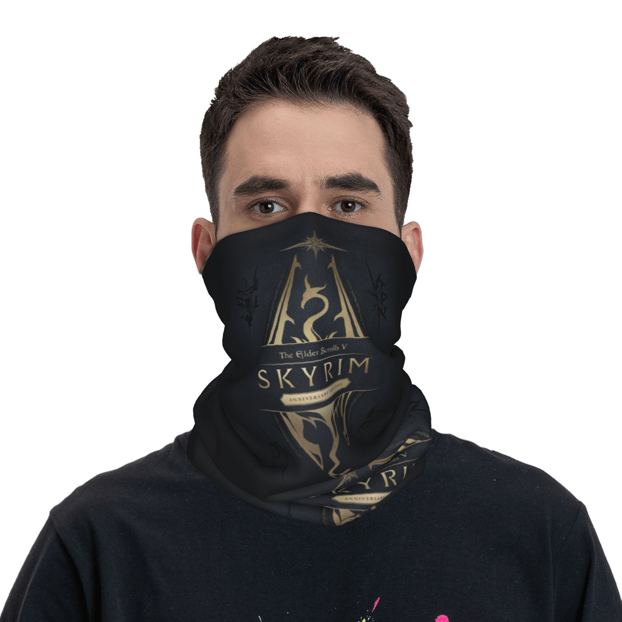Custom Skyrim Logo Bandana Win - Neck Gaiter Fleece avis et prix