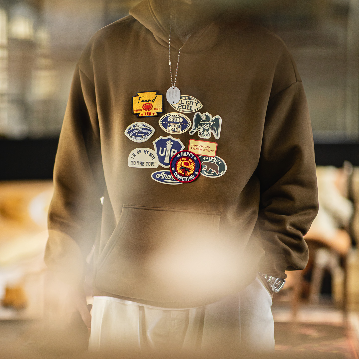 Maden Vintage Men's Embroidere - Sherpa Hoodie Fleece avis et prix