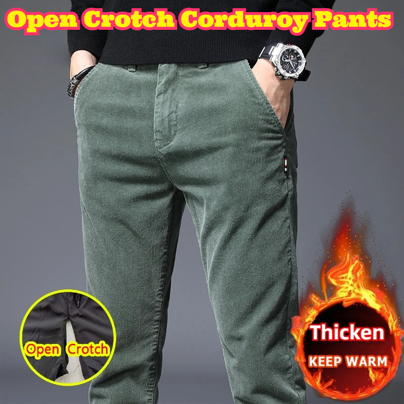 Open Crotch Men Fall Winter Fl - Corduroy Pant Warm avis et prix