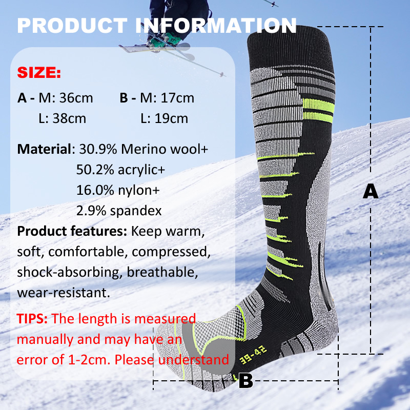 Merino Wool Ski Socks Cold Wea - Thermal Sock Wool avis et prix