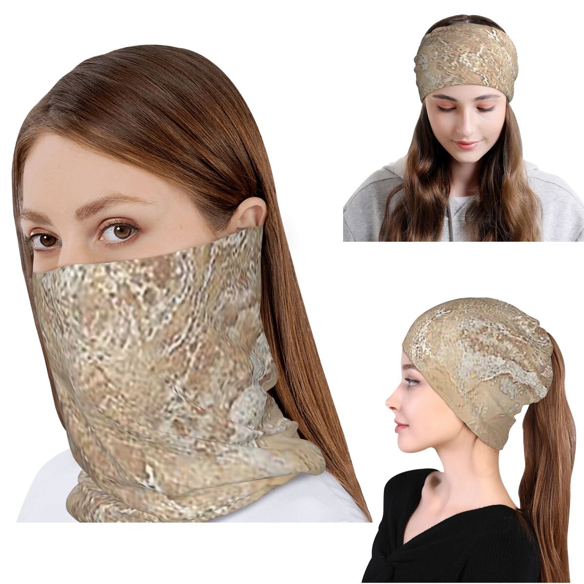 Contemporary Cream Beige Sand  - Knit Beanie Hat Warm avis et prix
