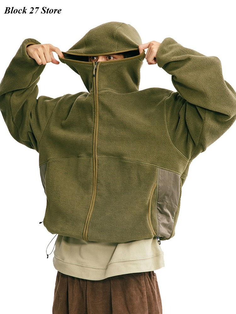 Mens Hoodie Autumn Winter Cott - Sherpa Hoodie Fleece avis et prix