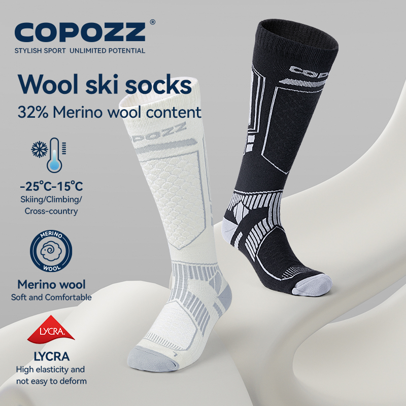 COPOZZ New Winter Ski Socks Me - Thermal Sock Wool avis et prix