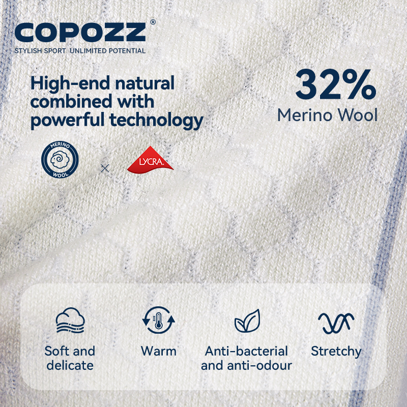COPOZZ New Winter Ski Socks Me - Thermal Sock Wool avis et prix