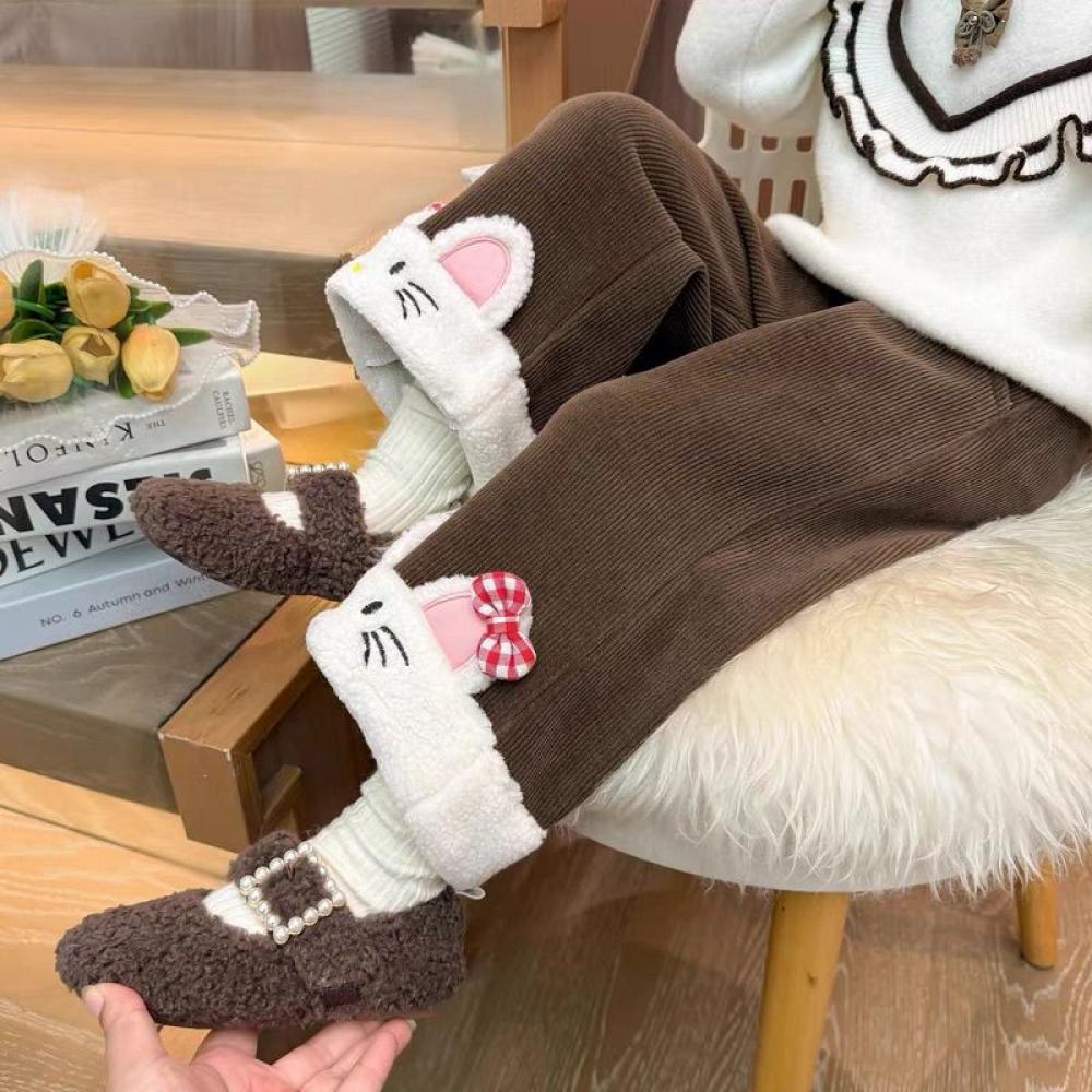 Kawaii Hello Kitty Girls Ins P - Corduroy Pant Warm avis et prix