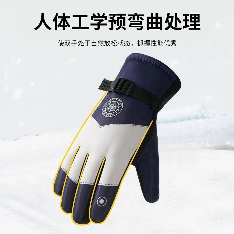 Winter Ski Gloves for Men Wate - Snow Glove Insulated avis et prix