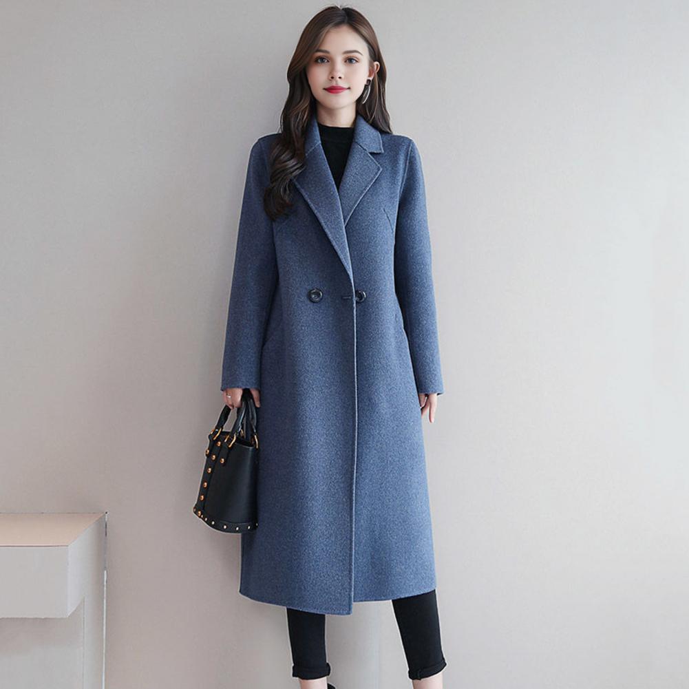 2025 Elegant Women Woolen Coat - Wool Coat Peacoat avis et prix