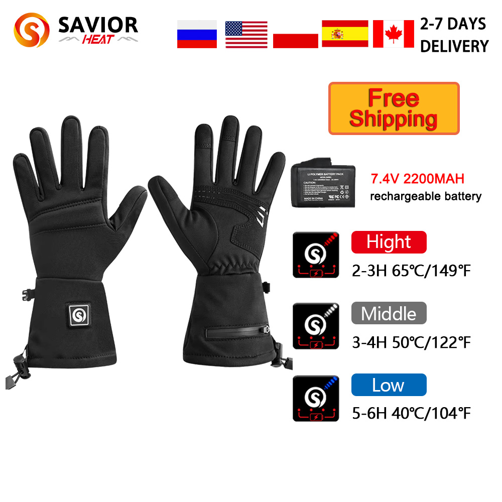 Snow Deer S18 Winter Heated Gl - Touch Screen Gloves avis et prix
