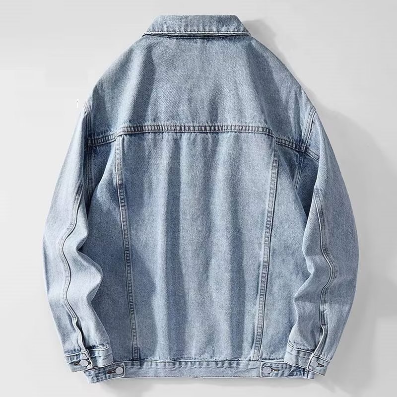 Denim Jacket Men  Single Breas - Down Jacket Packable avis et prix