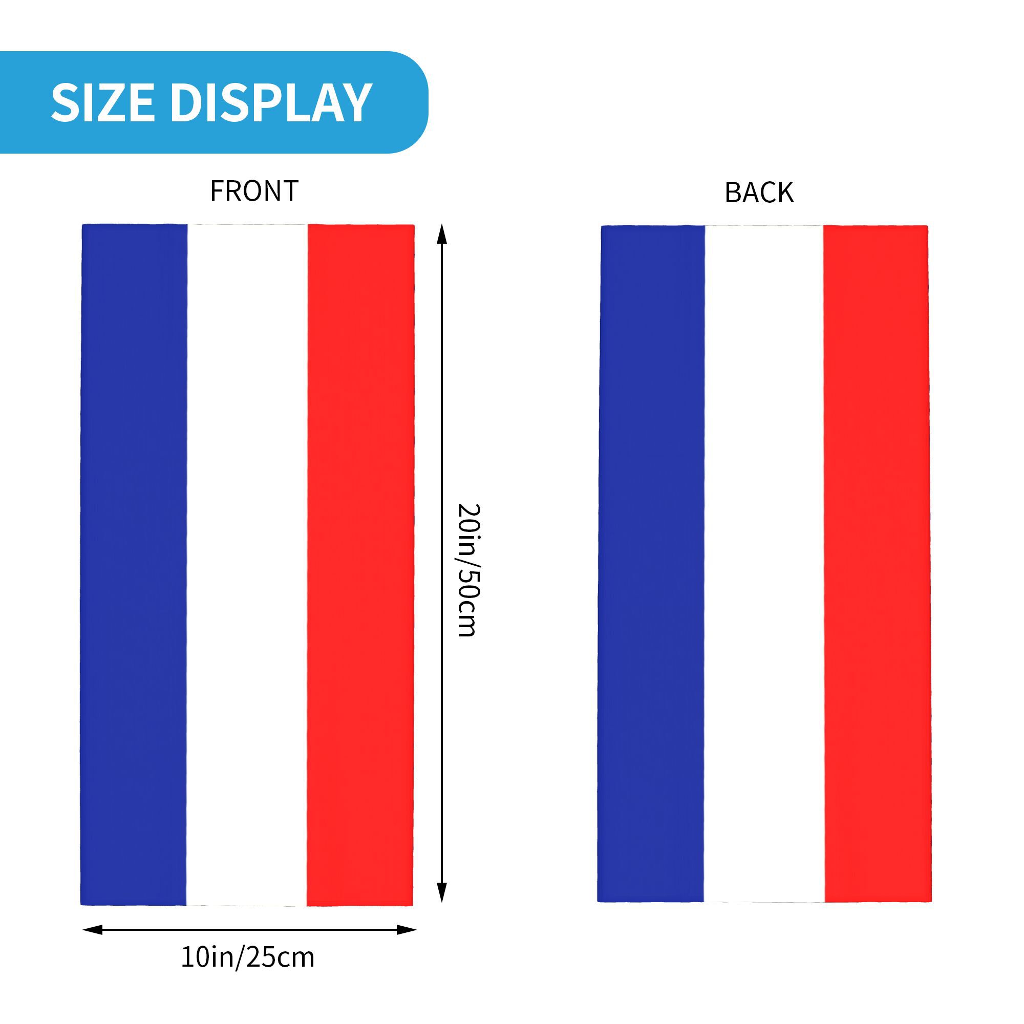 Custom French Flag France Band - Neck Gaiter Fleece avis et prix