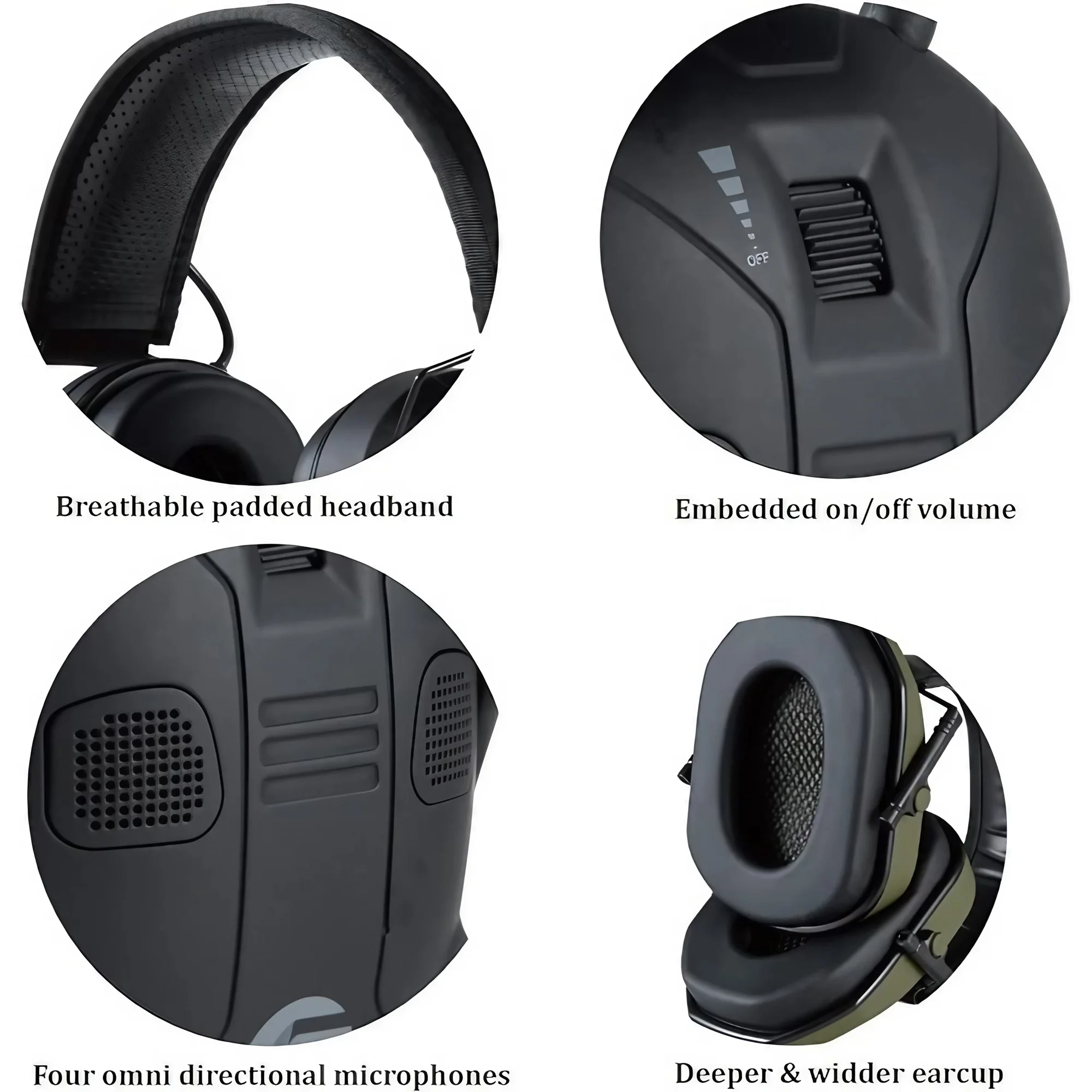 Foldable Tactical Noise Cancel - Earmuffs Foldable avis et prix
