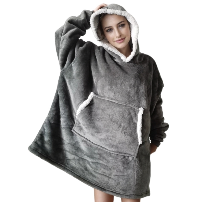 Wearable Adult Super Soft Flan - Sherpa Hoodie Fleece avis et prix