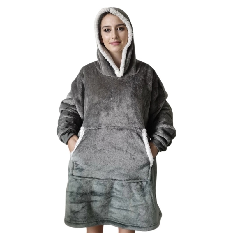 Wearable Adult Super Soft Flan - Sherpa Hoodie Fleece avis et prix