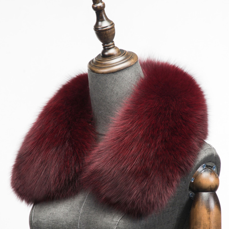 Winter Natural Fox Fur Scarf S - Shawl Wrap Winter avis et prix