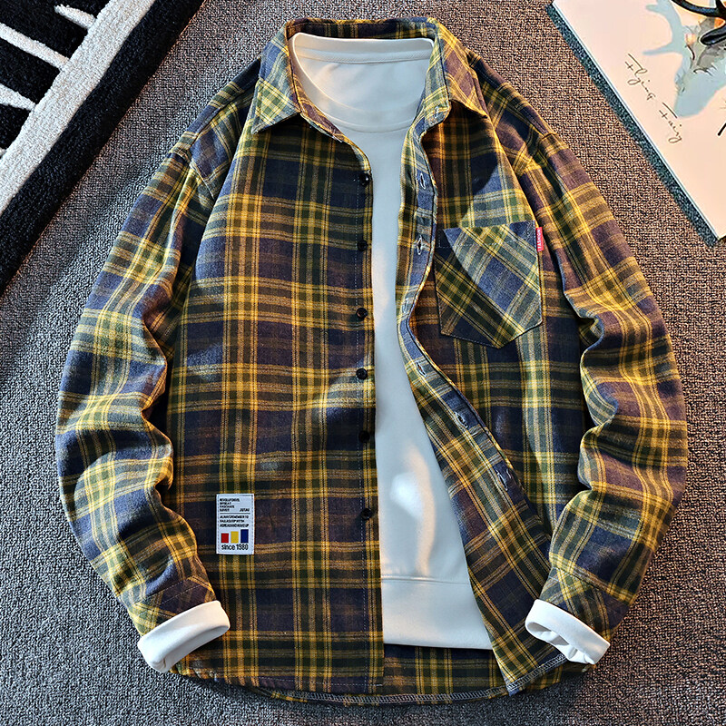 2025 New Arrival Mens Plaid Sh - Flannel Shirt Lined avis et prix