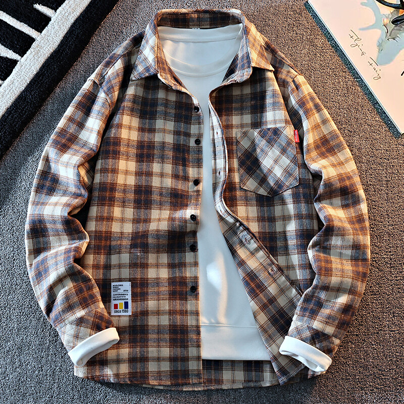 2025 New Arrival Mens Plaid Sh - Flannel Shirt Lined avis et prix