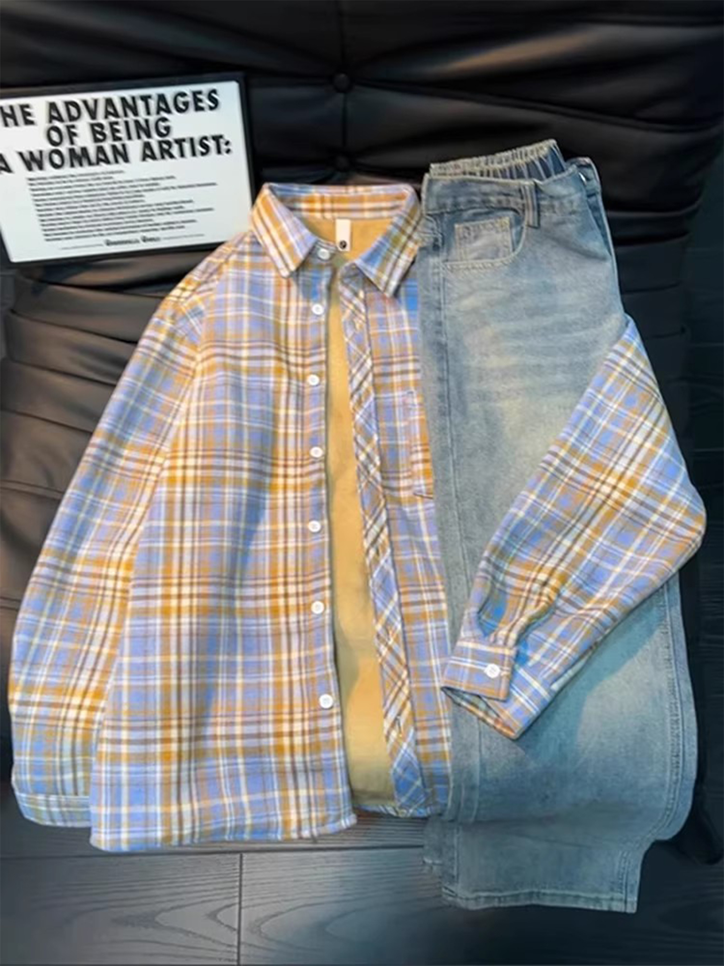Men's Vintage Plaid Flannel Sh - Flannel Shirt Lined avis et prix