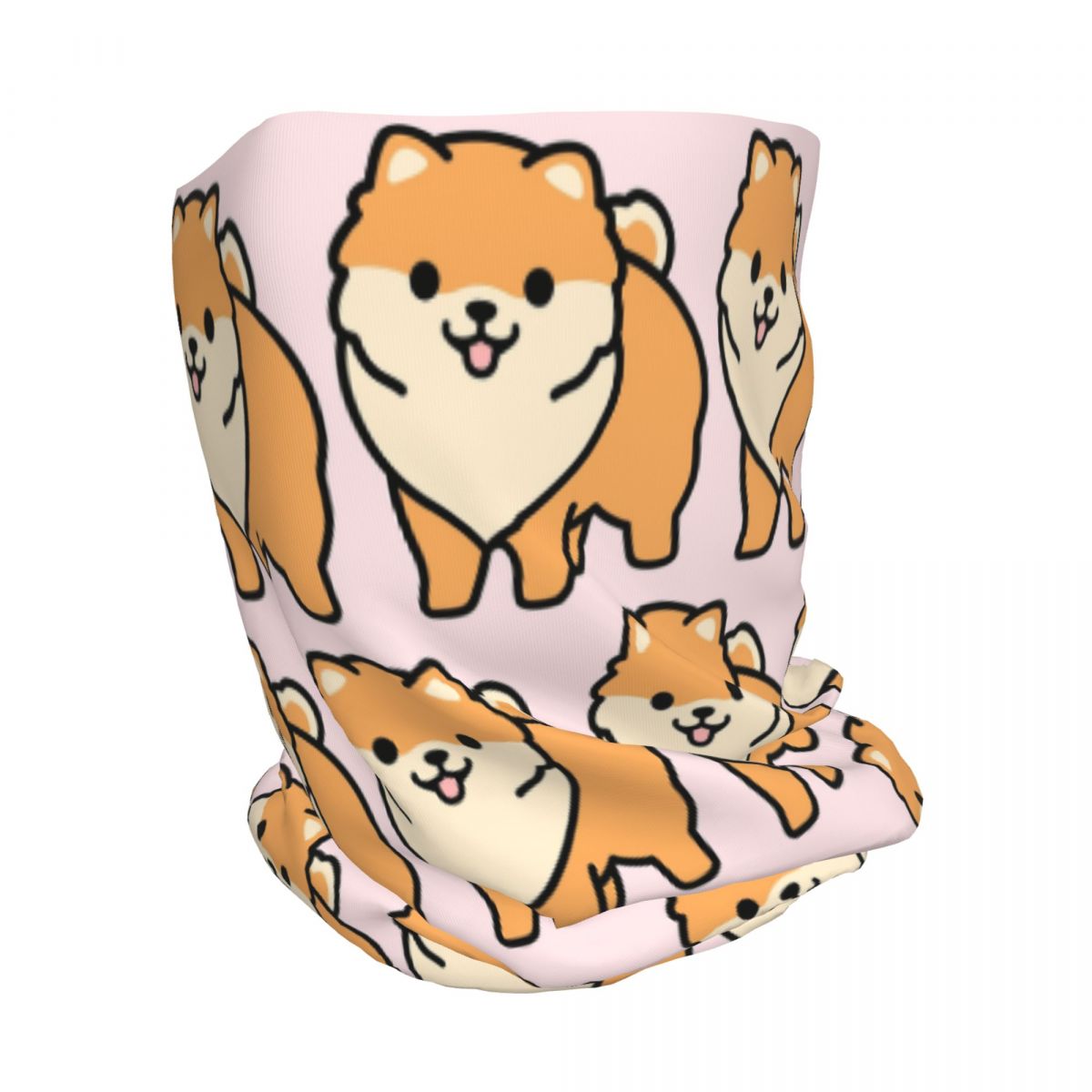 Pomeranian Bandana Neck Gaiter - Knit Beanie Hat Warm avis et prix
