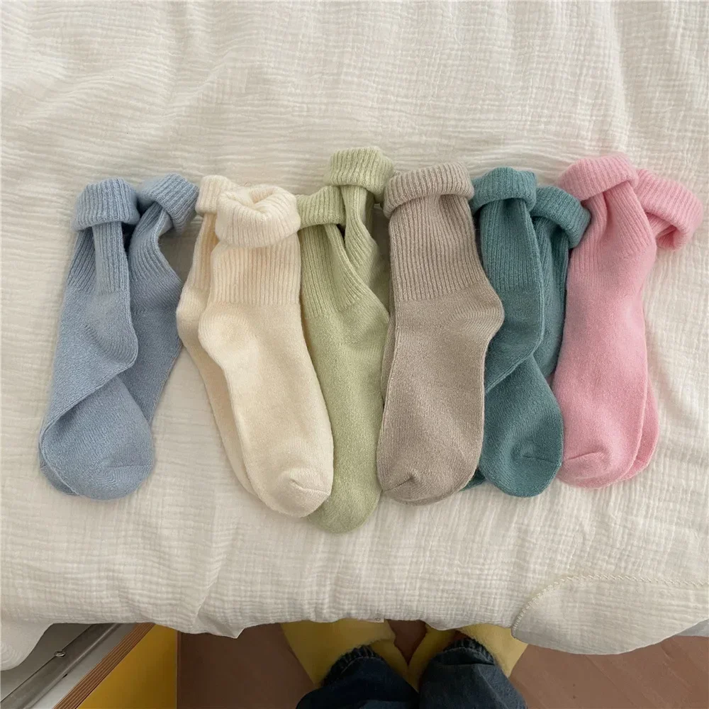 Solid Color Women Winter Thick - Thermal Sock Wool avis et prix