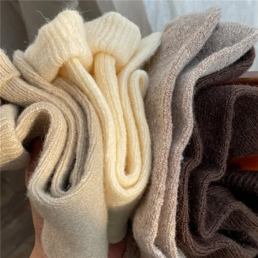 Solid Color Women Winter Thick - Thermal Sock Wool avis et prix